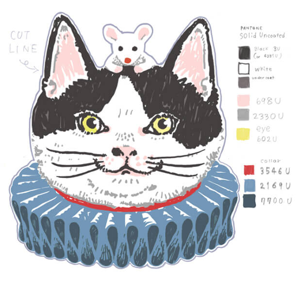 猫とねずみ（原画）